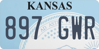 KS license plate 897GWR