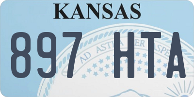 KS license plate 897HTA