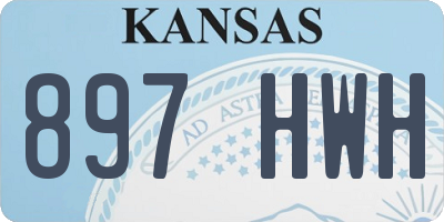 KS license plate 897HWH