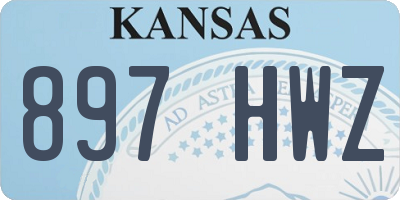 KS license plate 897HWZ