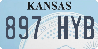 KS license plate 897HYB