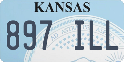 KS license plate 897ILL