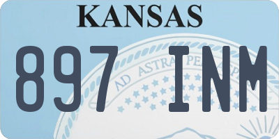 KS license plate 897INM