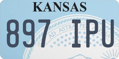 KS license plate 897IPU