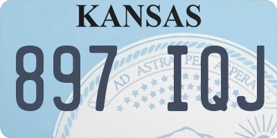 KS license plate 897IQJ