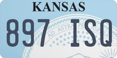 KS license plate 897ISQ