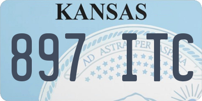KS license plate 897ITC