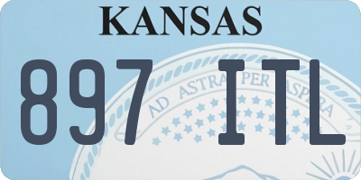 KS license plate 897ITL