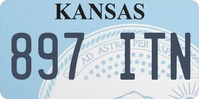 KS license plate 897ITN