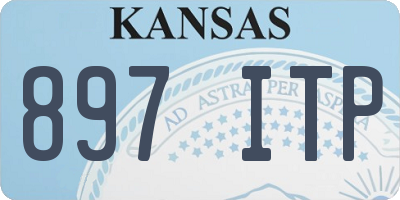 KS license plate 897ITP
