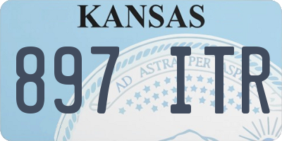 KS license plate 897ITR