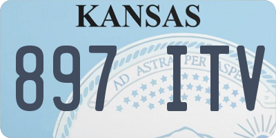 KS license plate 897ITV