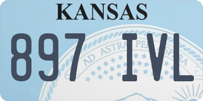 KS license plate 897IVL