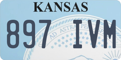 KS license plate 897IVM