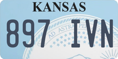 KS license plate 897IVN