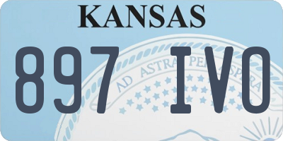 KS license plate 897IVO