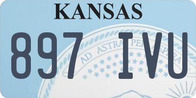 KS license plate 897IVU