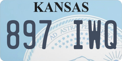KS license plate 897IWQ