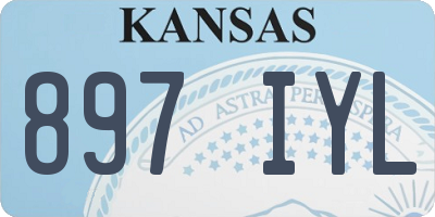 KS license plate 897IYL