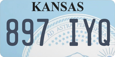 KS license plate 897IYQ