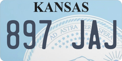 KS license plate 897JAJ
