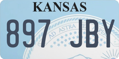 KS license plate 897JBY