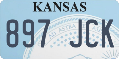 KS license plate 897JCK
