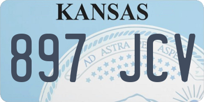 KS license plate 897JCV