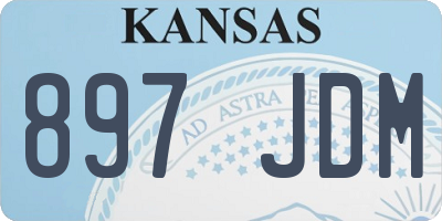 KS license plate 897JDM