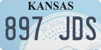 KS license plate 897JDS