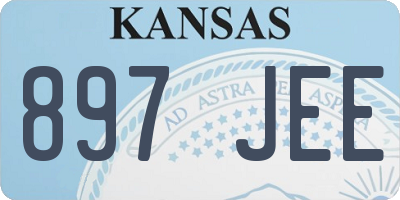 KS license plate 897JEE