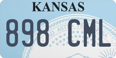 KS license plate 898CML