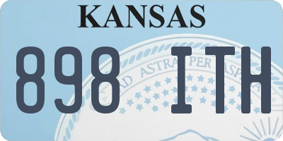 KS license plate 898ITH
