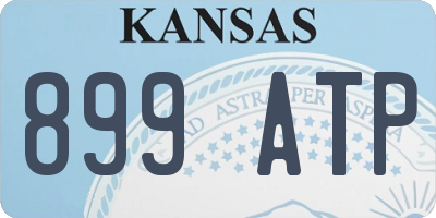 KS license plate 899ATP