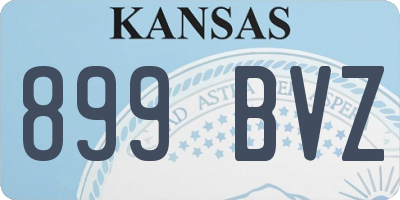 KS license plate 899BVZ