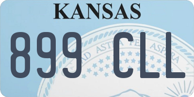 KS license plate 899CLL