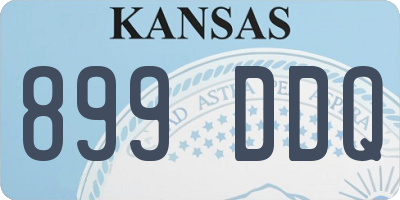 KS license plate 899DDQ