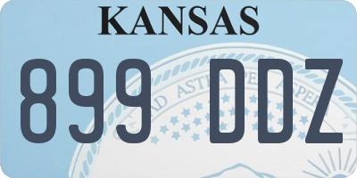 KS license plate 899DDZ