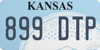 KS license plate 899DTP