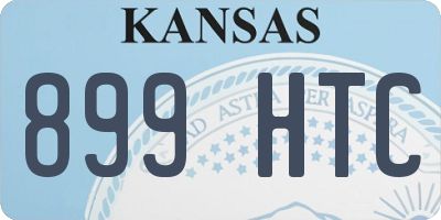 KS license plate 899HTC