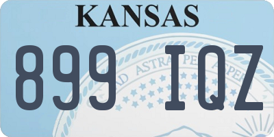 KS license plate 899IQZ