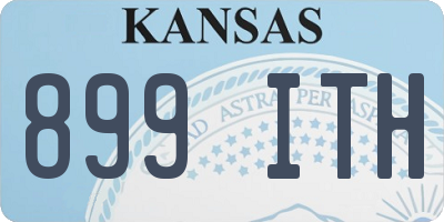 KS license plate 899ITH