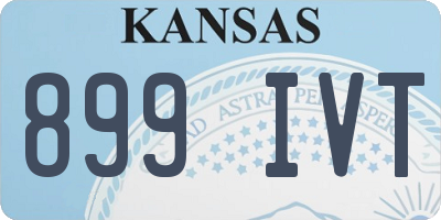 KS license plate 899IVT