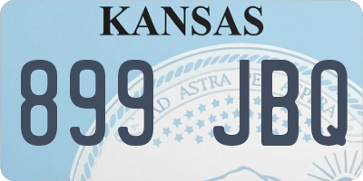 KS license plate 899JBQ