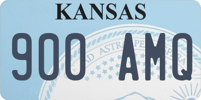 KS license plate 900AMQ