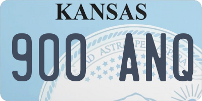 KS license plate 900ANQ