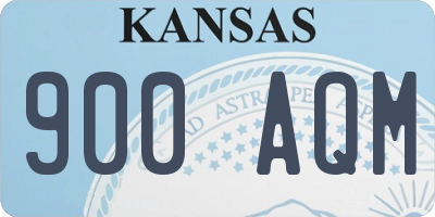 KS license plate 900AQM
