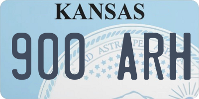 KS license plate 900ARH