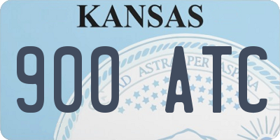 KS license plate 900ATC