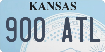 KS license plate 900ATL